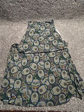 LuLaRoe Maxi Dress with Paisley Medallion Print